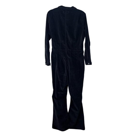 Free People We the Free Jayde Corduroy  Jumpsuit Flare Leg Women’s Size XL - Picture 5 of 10